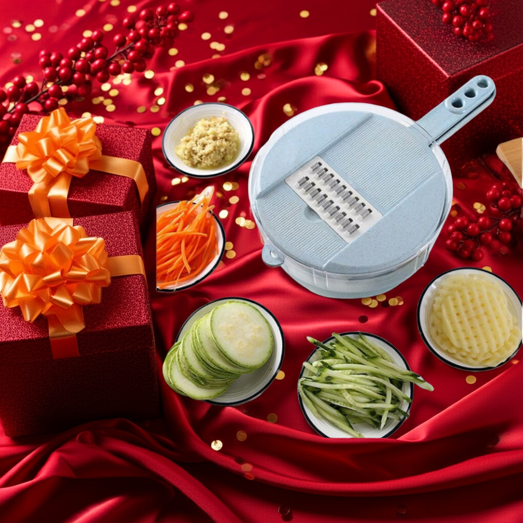 8 In 1 Mandoline Slicer Vegetable Slicer Potato Peeler Carrot Onion Grater With Strainer Vegetable Cutter Kitchen Accessories