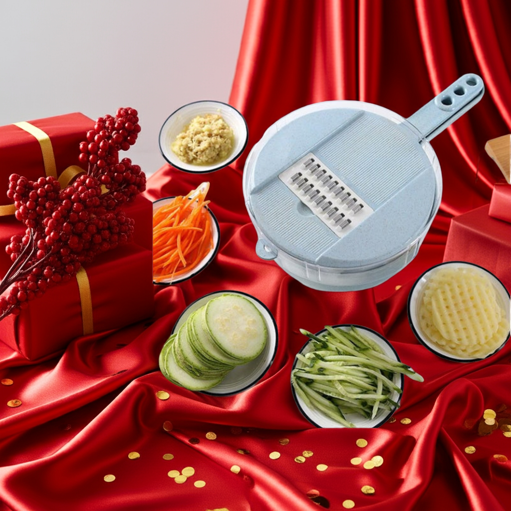 8 In 1 Mandoline Slicer Vegetable Slicer Potato Peeler Carrot Onion Grater With Strainer Vegetable Cutter Kitchen Accessories