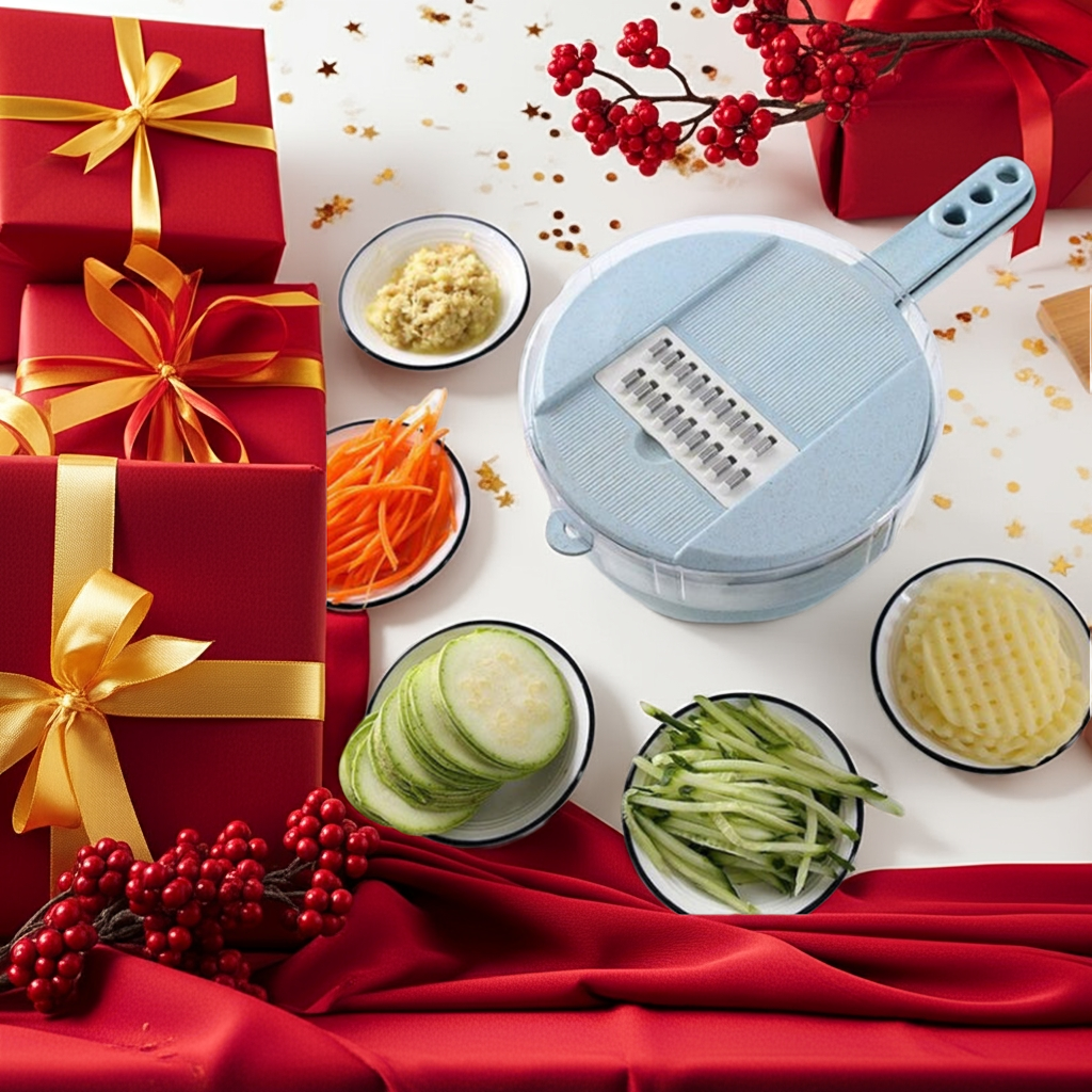 8 In 1 Mandoline Slicer Vegetable Slicer Potato Peeler Carrot Onion Grater With Strainer Vegetable Cutter Kitchen Accessories
